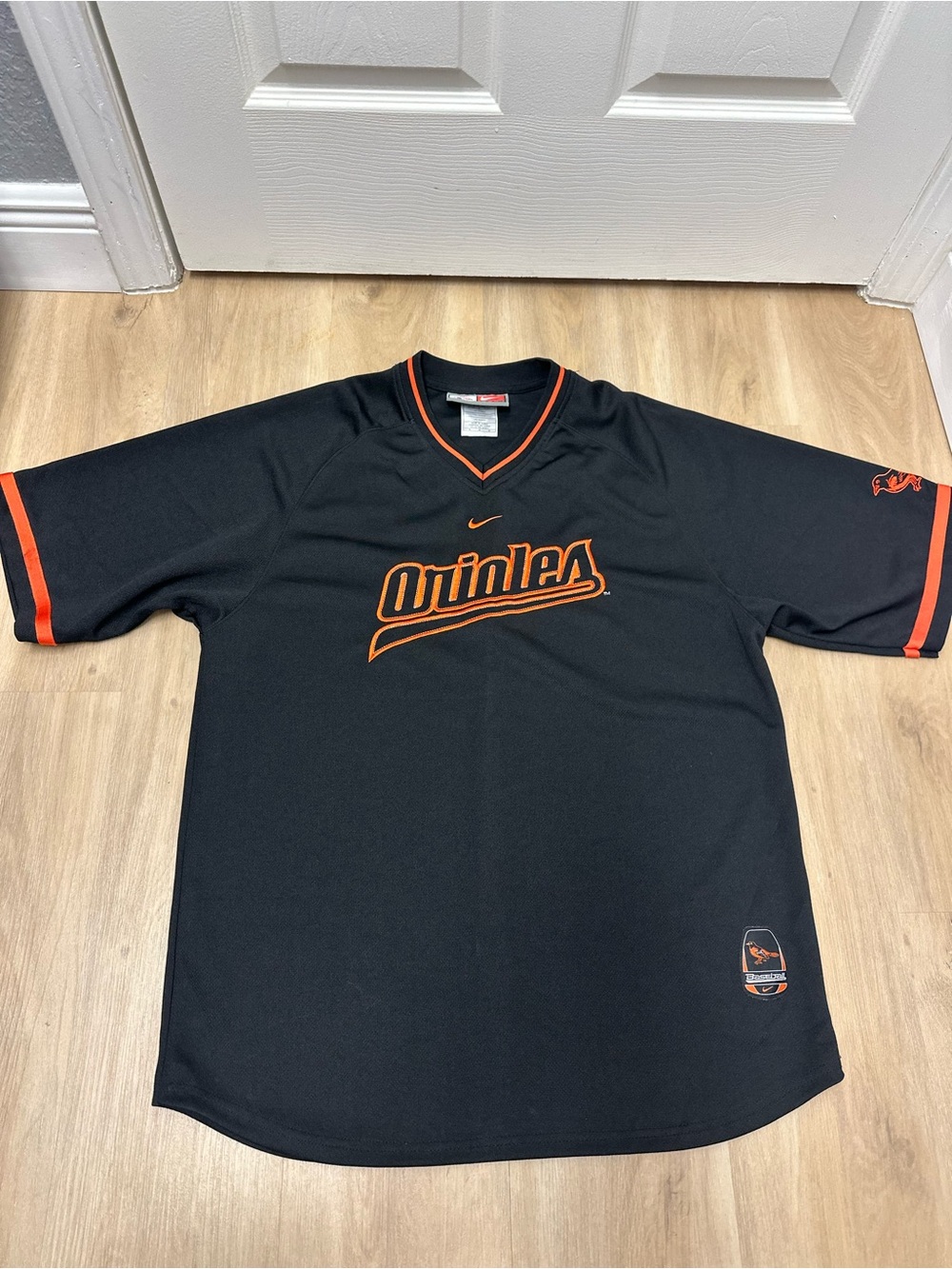 Baltimore Orioles Black Jersey Men’s M Nike Black